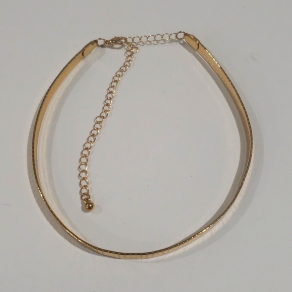 Gold Collar Necklace – Polished 16” Cab Chain with Adjustable Clasp | Women’s - Picture 6 of 7